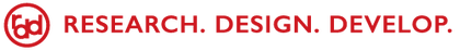 Research. Design. Develop. Logo